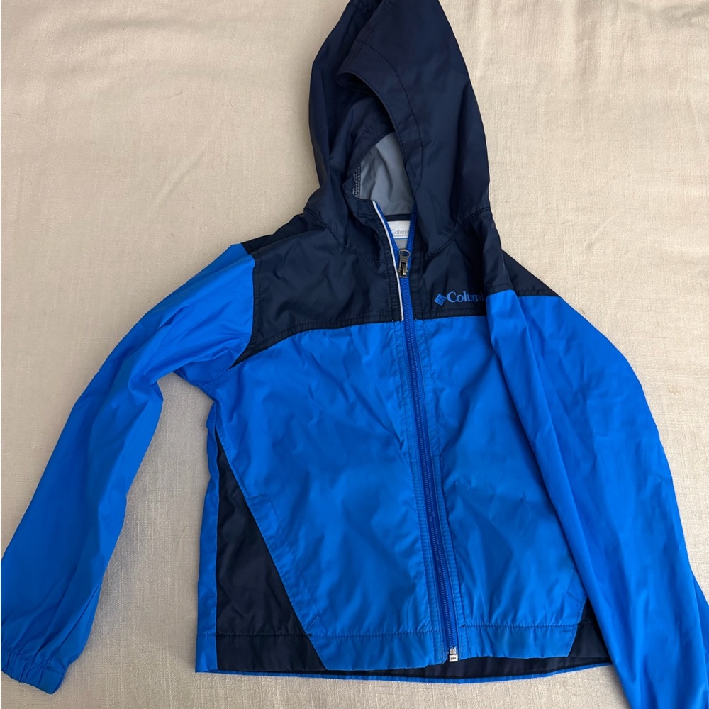 Columbia Two-Tone Blue Hooded Jacket